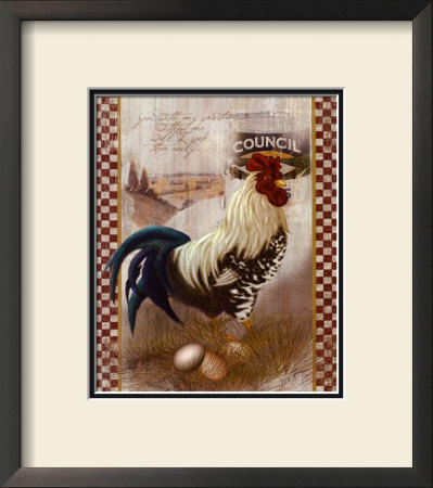 Checkered Past Rooster by Alma Lee Pricing Limited Edition Print image