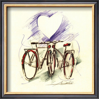 Bicycle Romance by Alfred Gockel Pricing Limited Edition Print image