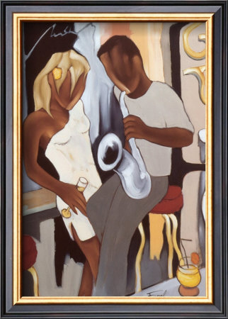 Cocktail Pour White Sax by Pierre Farel Pricing Limited Edition Print image