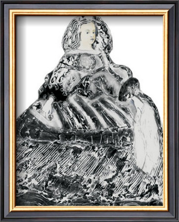 Women In Black And White Dress by Pierre Vermont Pricing Limited Edition Print image