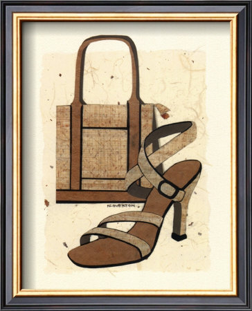 Brown Shoe And Purse by Nancy Overton Pricing Limited Edition Print image