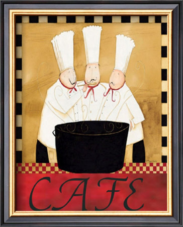 Three Chefs Soup Bistro Ii by Dan Dipaolo Pricing Limited Edition Print image