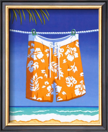Beach Bound, Boardshorts by Michele Killman Pricing Limited Edition Print image