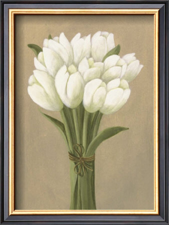 White Tulips In String by Cuca Garcia Pricing Limited Edition Print image