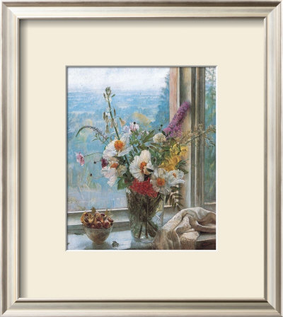 Still Life With Flowers And Chestnuts by Malcolm Milne Pricing Limited Edition Print image
