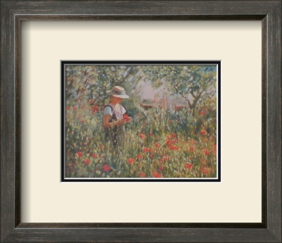 Rosie In The Poppygarden by Paula Nightingale Pricing Limited Edition Print image