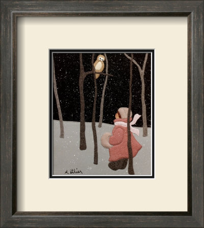 Bonsoir Chouette by Diane Ethier Pricing Limited Edition Print image