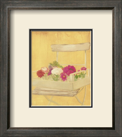 Flowers On Chair by David Col Pricing Limited Edition Print image