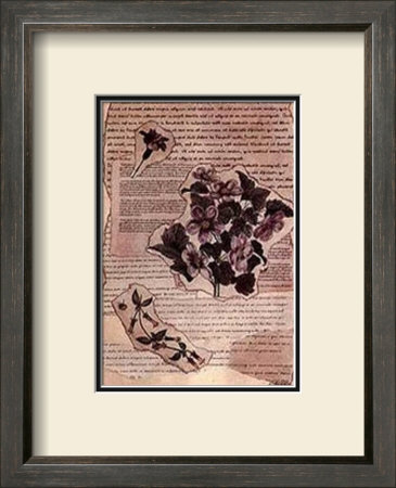 Antique Flowers Iii by Jeanne Hughes Pricing Limited Edition Print image