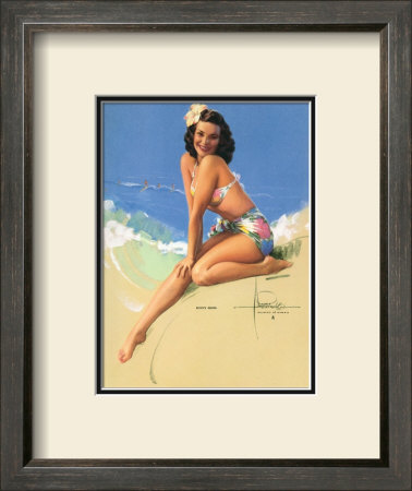 Sunny Skies by Rolf Armstrong Pricing Limited Edition Print image