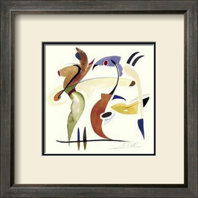 Fishing In The Abstract by Alfred Gockel Pricing Limited Edition Print image