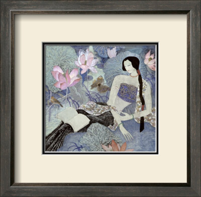 Goddess Of Flowers Series, No. 7 by Hua Long Pricing Limited Edition Print image