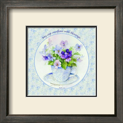 Cup Of Violets by Carolyn Shores-Wright Pricing Limited Edition Print image