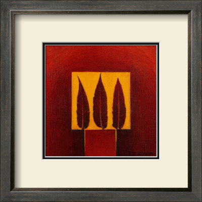 3 Feathers In A Square by Pascale Nesson Pricing Limited Edition Print image