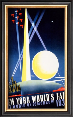 New York World's Fair, World Of Tomorrow by Joseph Binder Pricing Limited Edition Print image