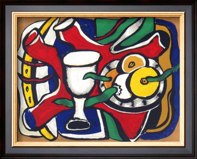 Nature Morte Au Pomme, 1948 by Fernand Leger Pricing Limited Edition Print image