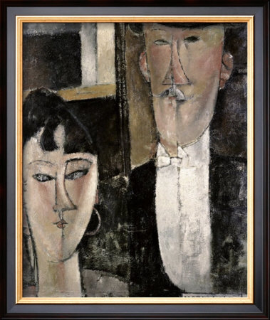 Bride And Groom by Amedeo Modigliani Pricing Limited Edition Print image