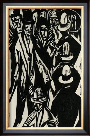 Flaneus In The Street by Ernst Ludwig Kirchner Pricing Limited Edition Print image
