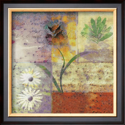 Floral With Cursive I by Pierre Fortin Pricing Limited Edition Print image