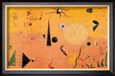Paysage Catalan (Le Chasseur), C.1923 by Joan Miro Pricing Limited Edition Print image