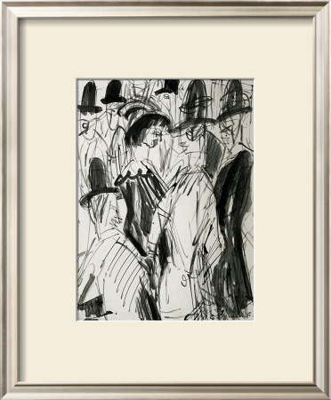 Street Scene V by Ernst Ludwig Kirchner Pricing Limited Edition Print image