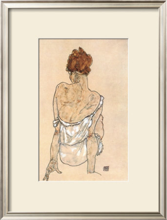 Zittende Vrouw On The Rug by Egon Schiele Pricing Limited Edition Print image