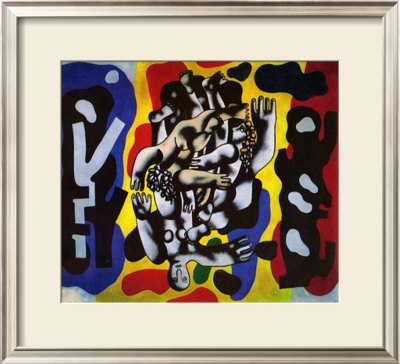 Plongeur Sur Fond Jaune, C.1941 by Fernand Leger Pricing Limited Edition Print image