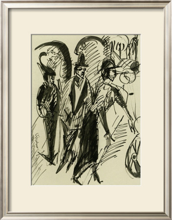Street Scene Iii by Ernst Ludwig Kirchner Pricing Limited Edition Print image