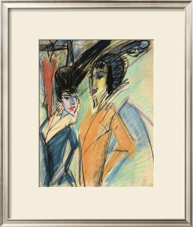 Two Cocottes by Ernst Ludwig Kirchner Pricing Limited Edition Print image