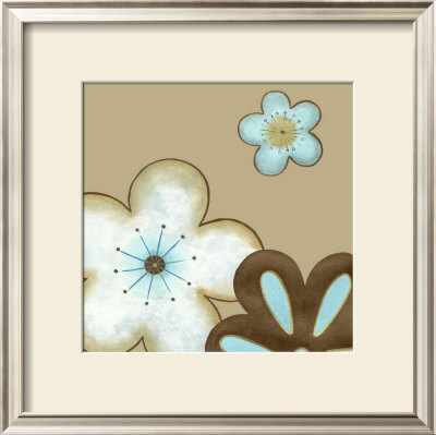 Pop Blossoms In Blue I by Erica J. Vess Pricing Limited Edition Print image