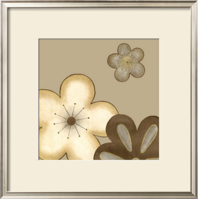 Pop Blossoms In Neutral I by Erica J. Vess Pricing Limited Edition Print image