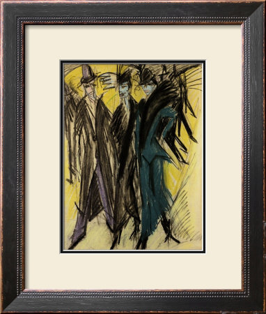 Berlin Street Scene Ii by Ernst Ludwig Kirchner Pricing Limited Edition Print image