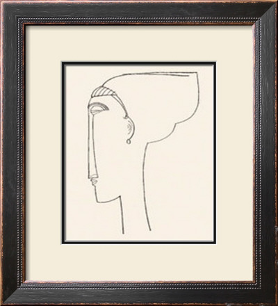 Tete De Profil, C.1911 by Amedeo Modigliani Pricing Limited Edition Print image