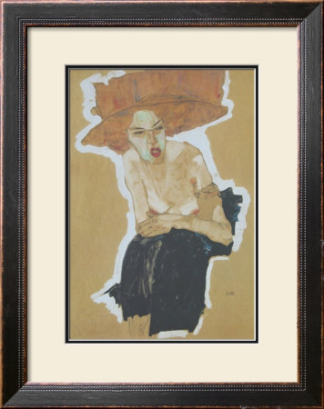 The Spiteful One, 1910 by Egon Schiele Pricing Limited Edition Print image