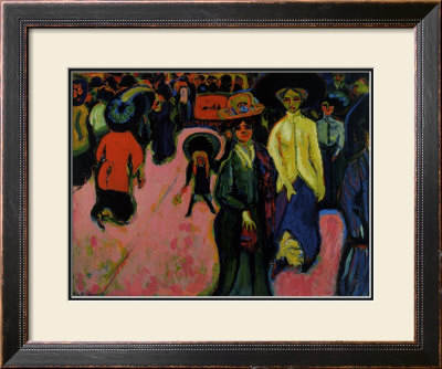 Street, Dresden by Ernst Ludwig Kirchner Pricing Limited Edition Print image