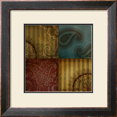 Paisley Squares I by Patricia Quintero-Pinto Pricing Limited Edition Print image