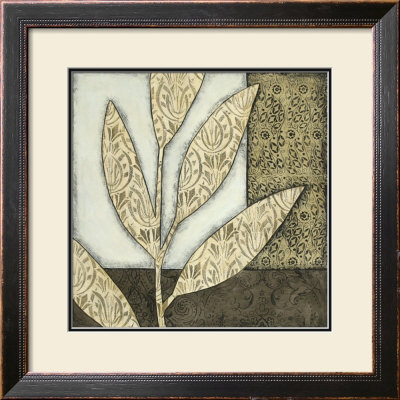 Neutral Leaves And Patterns I by Megan Meagher Pricing Limited Edition Print image