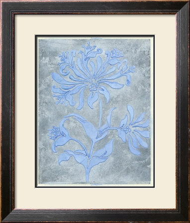 Silver Leaf Floral Ii by Jennifer Goldberger Pricing Limited Edition Print image