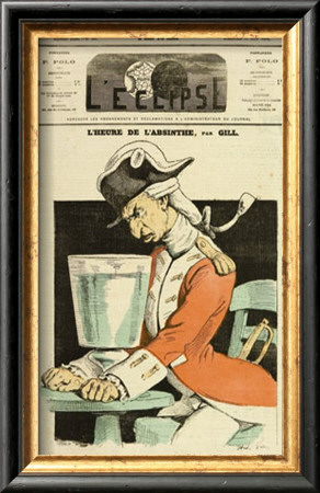 L'eclipse 1874 L'heure D'absinthe by André Gill Pricing Limited Edition Print image
