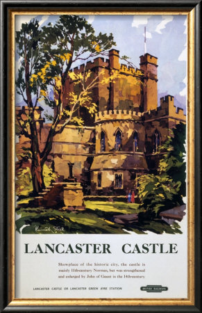 Lancaster Castle, British Rail, C.1950 by Kenneth Steel Pricing Limited Edition Print image
