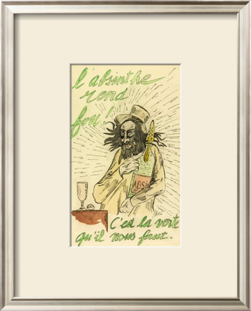 L'absinthe Rend Fou by Alloton Pricing Limited Edition Print image