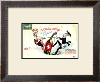 L'entente Cordiale, Swiss Absinthe Prohibition by Gantner Pricing Limited Edition Print image