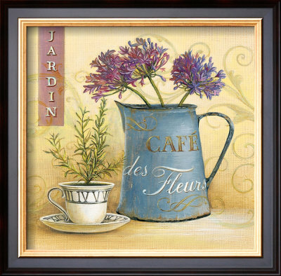 Cafe Des Fleurs by Angela Staehling Pricing Limited Edition Print image