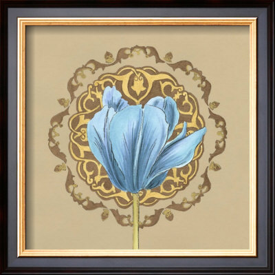 Gilded Tulip Medallion I by Erica J. Vess Pricing Limited Edition Print image