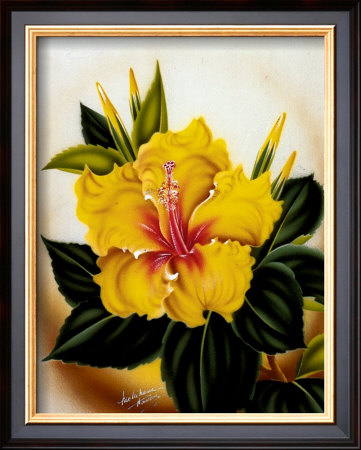 Yellow Hibiscus by Ted Mundorff Pricing Limited Edition Print image