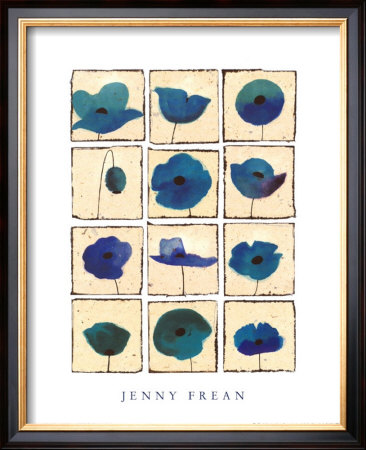 Blue Poppies by Jenny Frean Pricing Limited Edition Print image