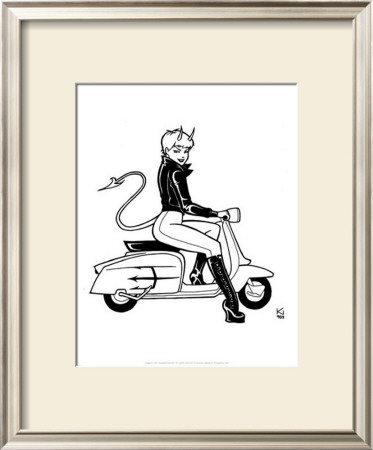 Scooter Demon by Krysztof Nemeth Pricing Limited Edition Print image