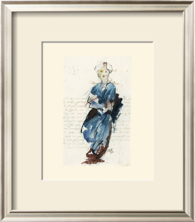 Bedouin Bleu (Etude) by Letestu Pricing Limited Edition Print image
