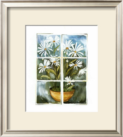 Daisies At The Window by Sonia P. Pricing Limited Edition Print image