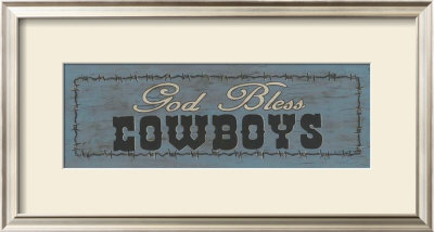 God Bless Cowboys by Sue Allemand Pricing Limited Edition Print image